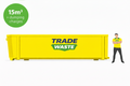15m3 General Waste Hook Bin + 3000kg waste allowance