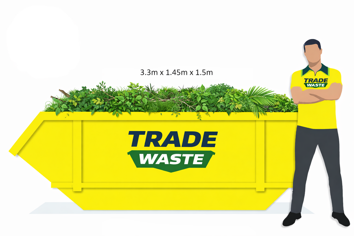 7.5m3 Greenwaste skip -1000 kg